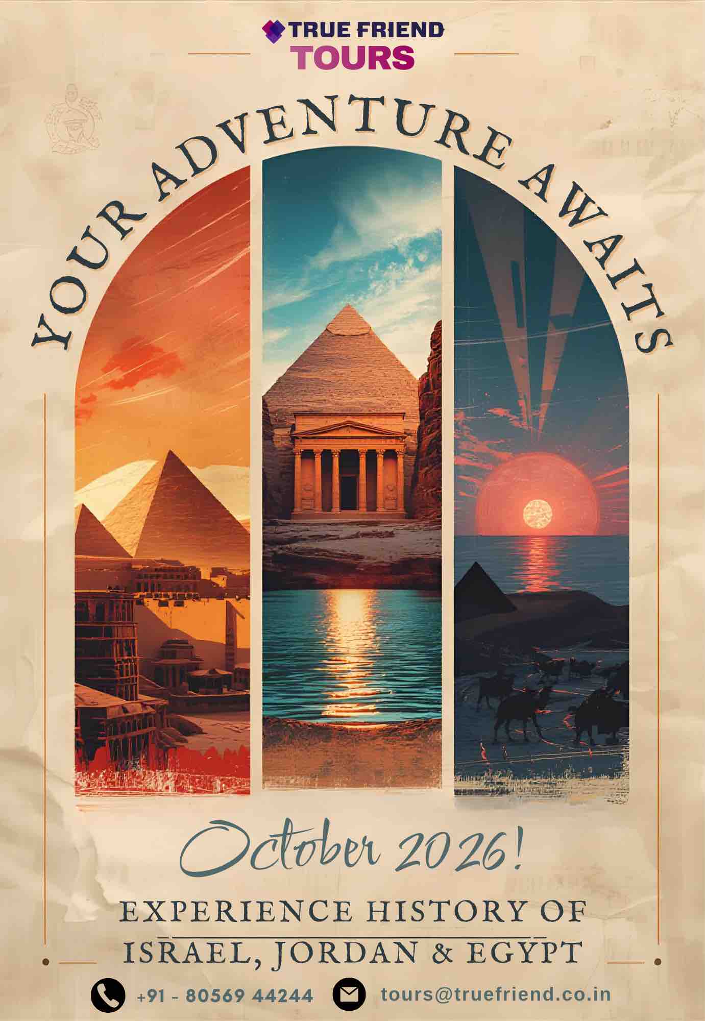 Holy Land Tour October 2026 — Experience Israel, Jordan and Egypt